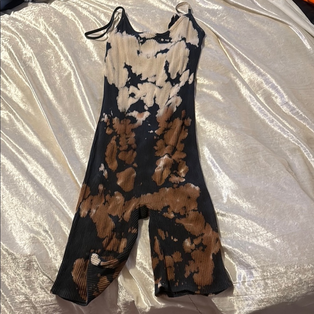 Stylish Black and Brown Women's Jumpsuit